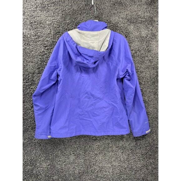 Eddie Bauer Windbreaker Jacket Womens Medium Purple Thermal Lined Weatheredge - Picture 2 of 16